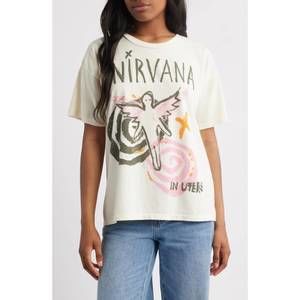 NEW DAYDREAMER nirvana in utero collage tee in stone vintage